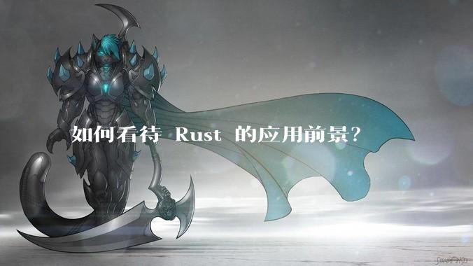 如何看待 Rust 的应用前景？