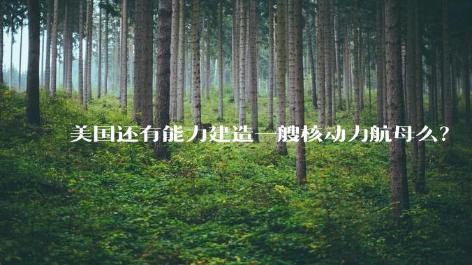 美国还有能力建造一艘核动力航母么？